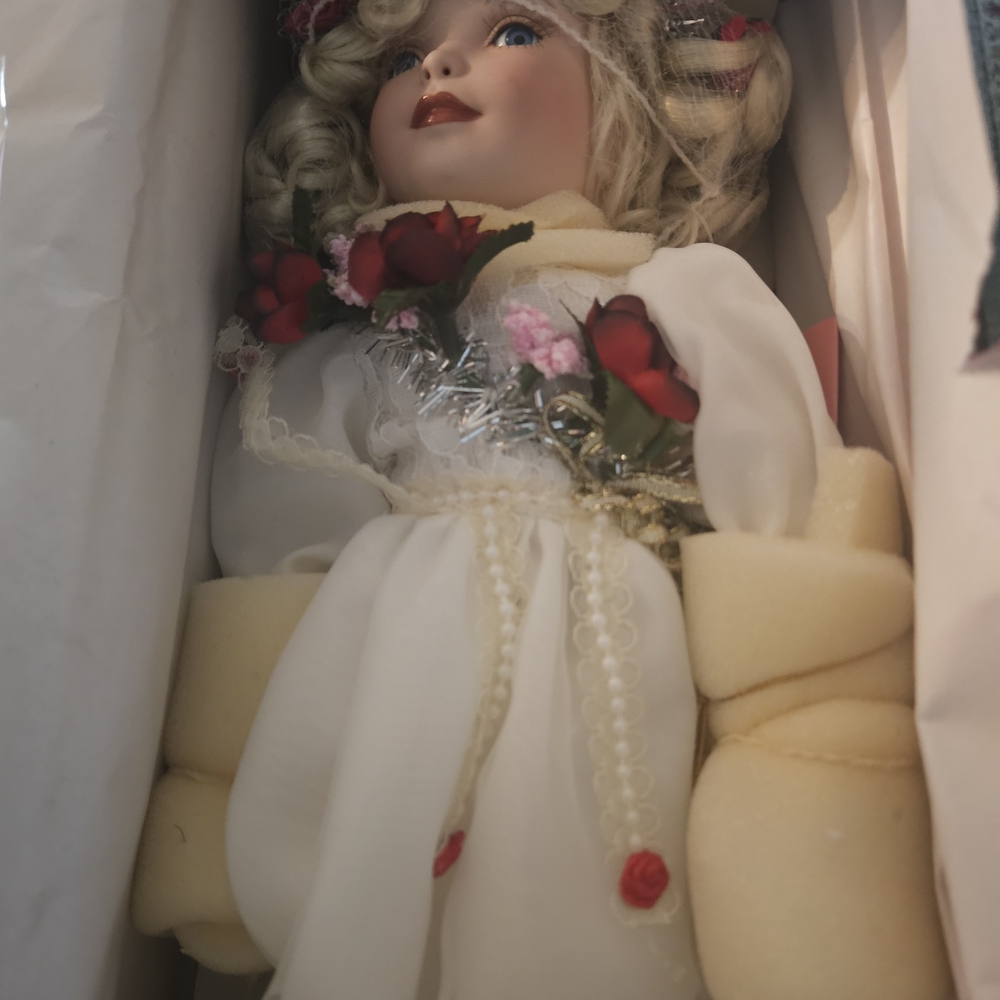 Treasury Collection Paradise Galleries Porcelain Doll "Angel Of Love"